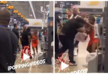 Walmart Throwdown: Mama With a Baby Goes Off and All Hell Breaks Loose