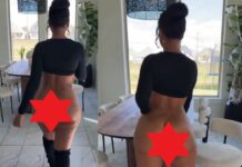 She Really Was Bout to Bless Those White Chairs, No Draws Needed 😳