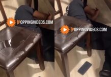 Man Urinates on Himself and Falls Out of Chair—Bystander Suspects Stroke in Shocking Video